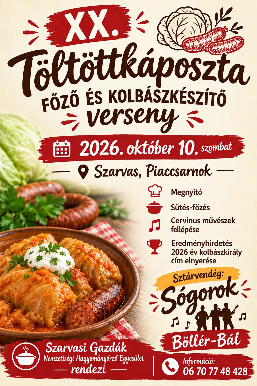 XX. Töltött káposztafőző és kolbászkészítő verseny