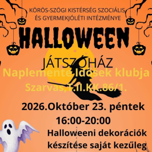 Halloween játszóház