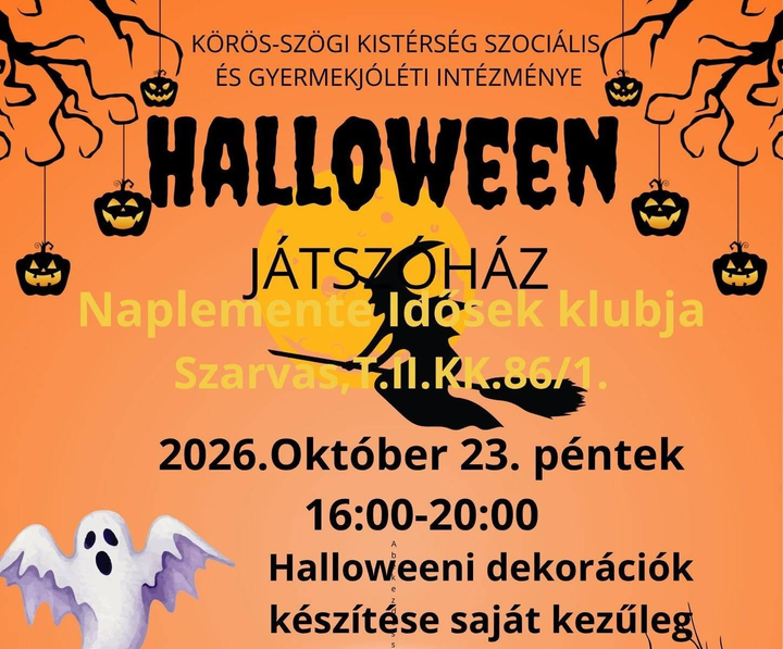 Halloween játszóház
